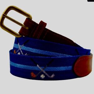 Smathers and Branson —Men's Blue Golf Motif Belt